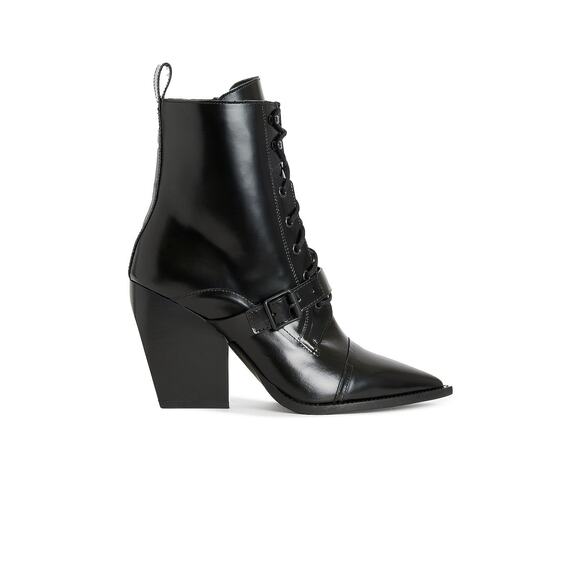 ALLSAINTS Bianca Pointed-Toe Leather Bootie - US 10 - Picture 1 of 5